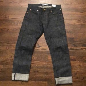 Billy Reid vintage inspired Selvedged Denim Jeans